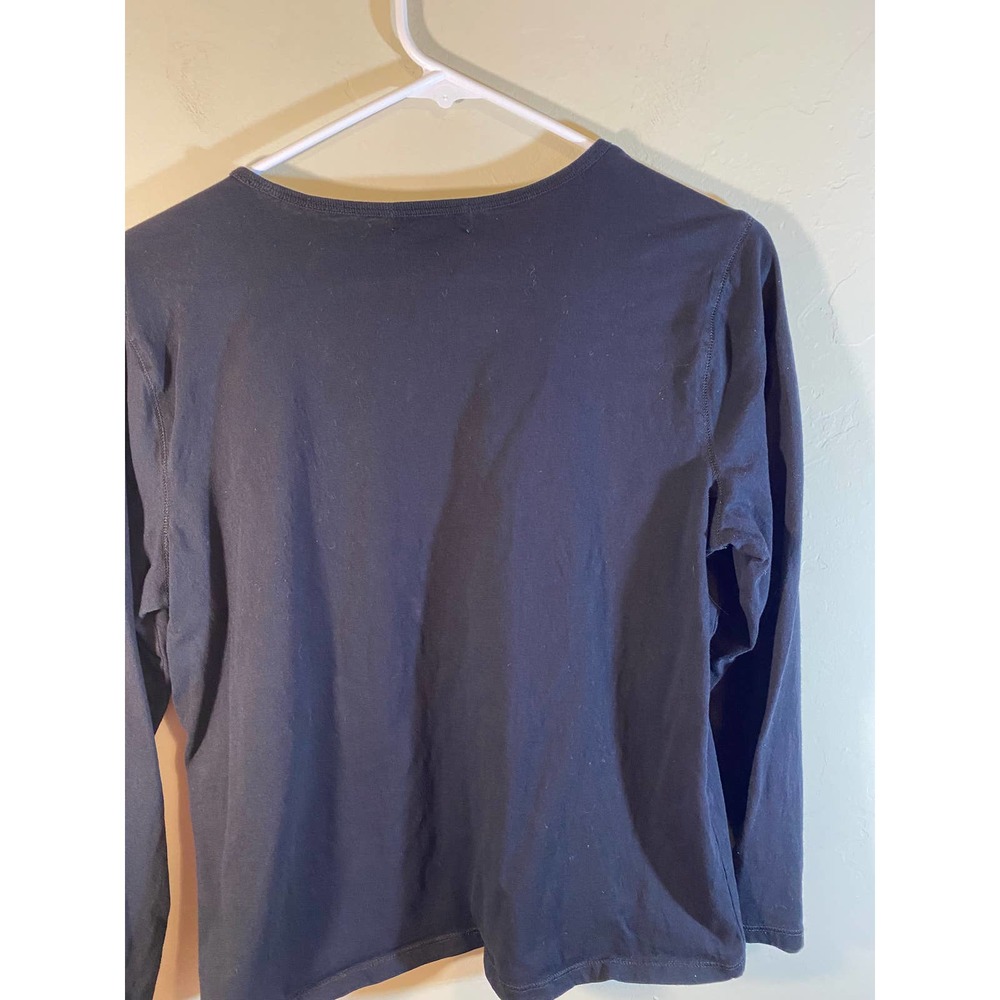 Lauren Jeans CO. Ralph Lauren Tee Black Size P/L - Picture 8 of 8